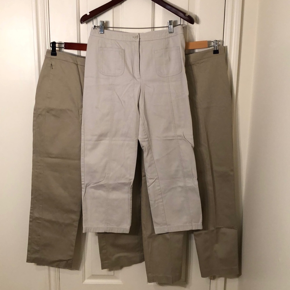 3 Pairs of Vintage Ann Taylor Loft pants sz 8